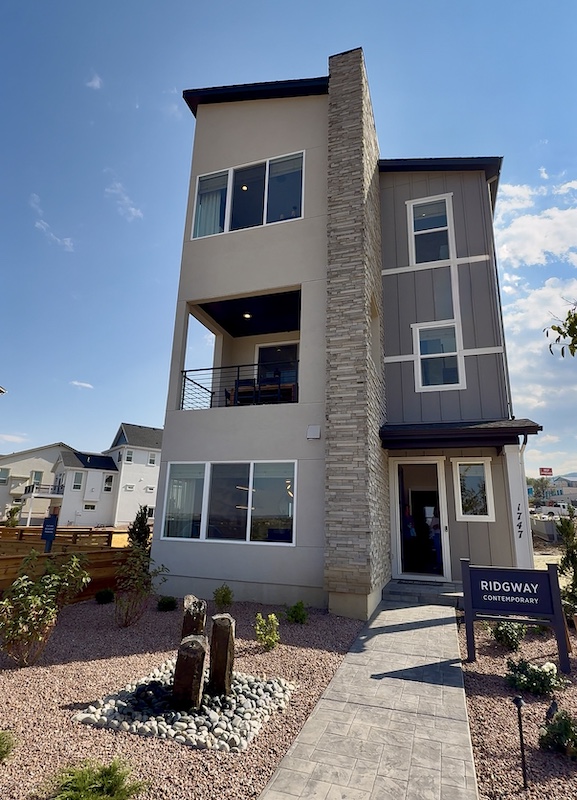 The Toll Brothers Ridgeway model home at Gold Hill is now open for tours.