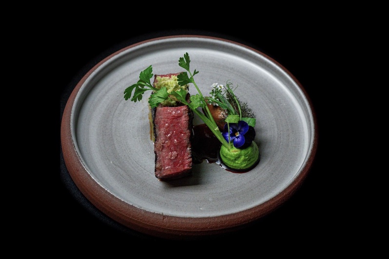 Wagyu and wasabi at The Wolf's Tailor, the best of the Michelin Star restaurants in Colorado