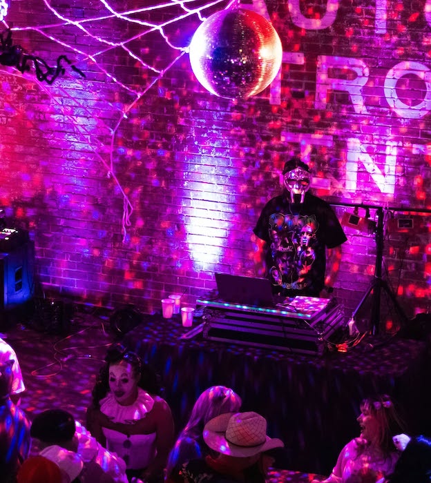 The Halloween dance floor at COATI in Colorado Springs.