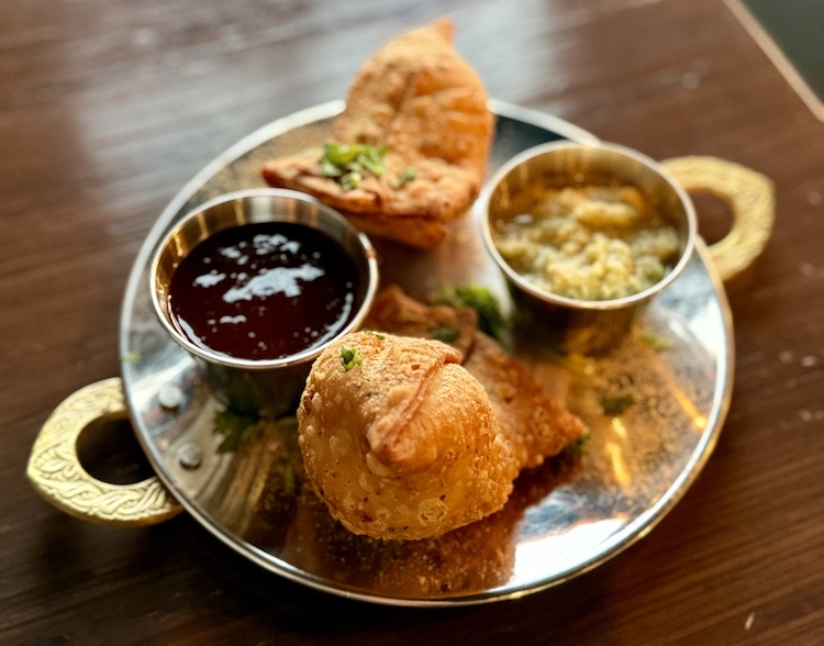 Samosas at Curry Culture restaurant in Colorado Springs.