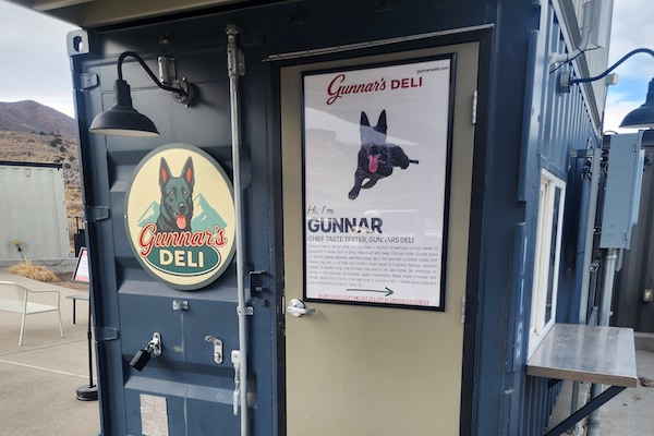 The exterior of Gunnar's Deli, a new restaurant concept at Red Leg Brewing Company.