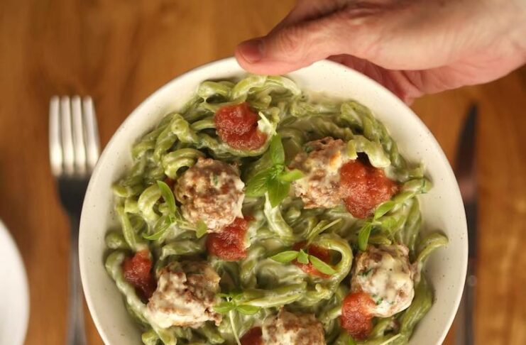 A lamb pasta dish at Restaurant Olivia, one of the 2026 James Beard Awards Colorado nominees.