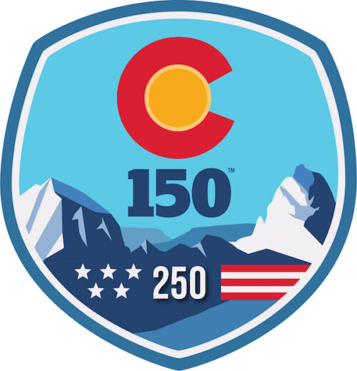America 250 Colorado 150 logo