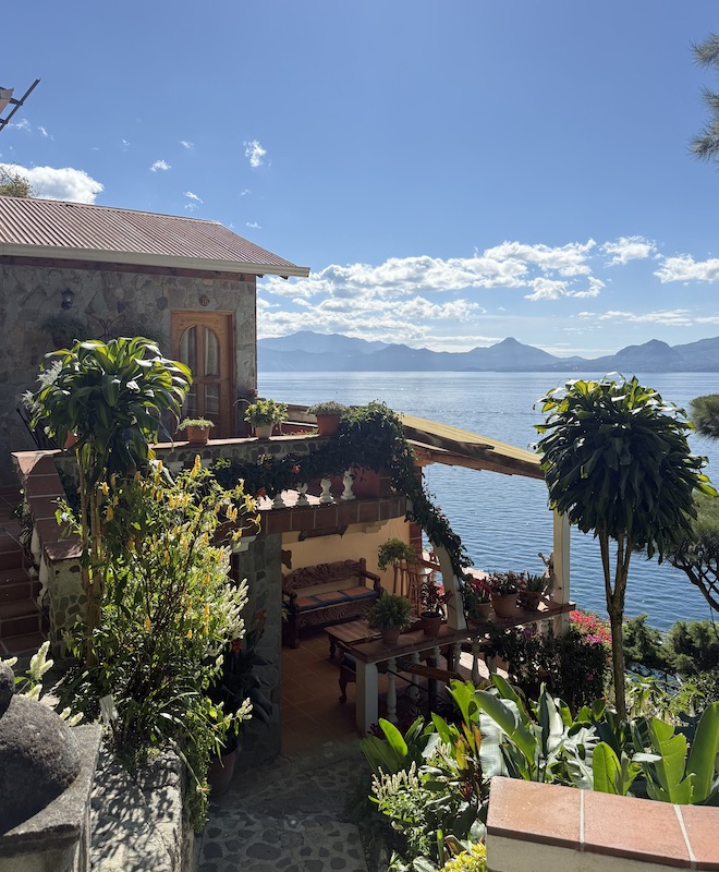 The Casa del Mundo hotel on Lake Atitlan in Guatemala, one of the stays during a trip with Endure Adventures.
