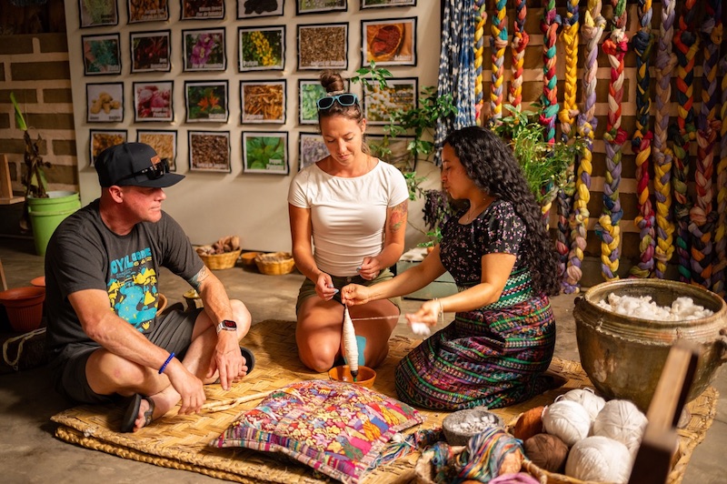 The author learns the ancient art of Mayan weaving in Guatemala.