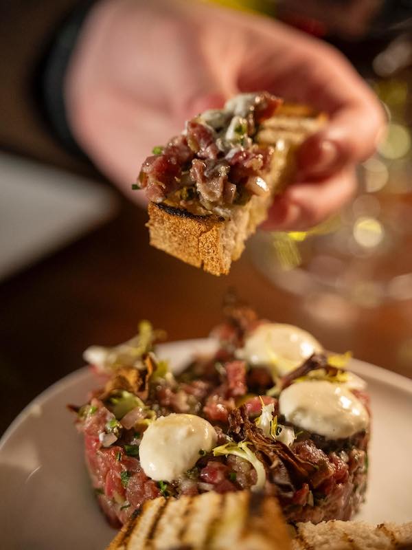 Steak Tartare at Prime25 South.