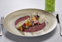 Steak and beet salad at Roth's Sea and Steak, one of the best restaurants in Colorado Springs.