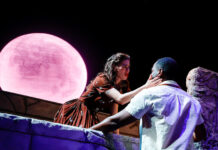 When Love Blooms in the Rubble: Theatreworks Brings Shakespeare’s Tragedy to War-Torn Verona Romeo and Juliet confess their love on the balcony in Theatreworks Romeo and Juliet at the Ent Center in Colorado Springs, 2026.