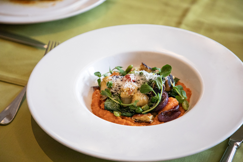 Parisienne Gnocchi at The Broadmoor's Summit restaurant.
