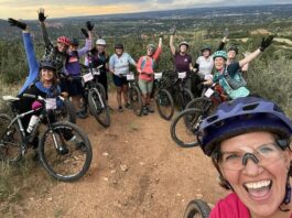 The Rise of the Women’s Mountain Bike Scene in Colorado Springs A women's mountain biking group ride with WMBA in Colorado Springs.
