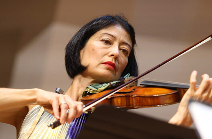 Violinist Laura Frautschi performs at the Colorado College Summer Music Festival Artist