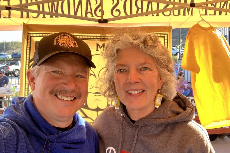 Colonel Mustard's Sandwich Emporium owners Karrie Williams and Mark Jakusovszky.