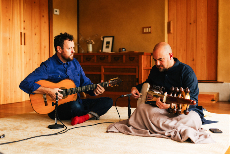 Guitarist Derek Gripper and sarodist Alam Khan. Their concert is one of the best things to do in Colorado Springs this weekend. 