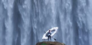 5 Best Things to Do in Colorado Springs This Weekend A kayaker stands in front of a massive waterfall in an image for the Paddling Film Festival, one of the best things to do in Colorado Springs this weekend.