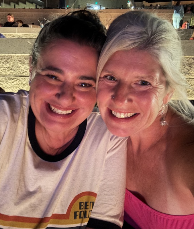 Bbest friends Laura Eurich and Carrie Simison, left to right, out on the town in Colorado Springs.