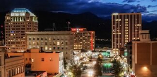 Chamber & EDC’s Source Colorado Springs Is Defining the Local Narrative Skyview of downtown Colorado Springs cityscape at night
