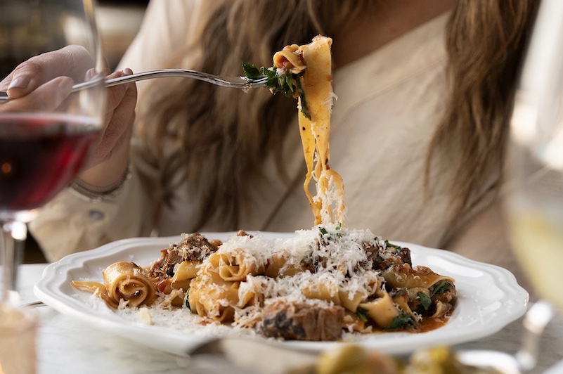 Pappardelle Lamb Ragu at Oro at the Mining Exchange Hotel in Colorado Springs.