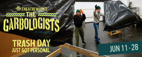 Promotional image for a performance of Garbologists at the Ent Center for the Arts.