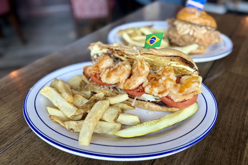 Let the Mango Shine sandwich at the Brit Pub, made with Shinedown hot sauce.