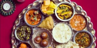 A tray of Indian food at the Indian Food Festival in Colorado Springs