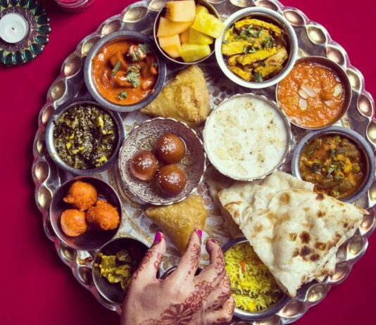 Indian Food Festival Celebrates Indian Culture A tray of Indian food at the Indian Food Festival in Colorado Springs