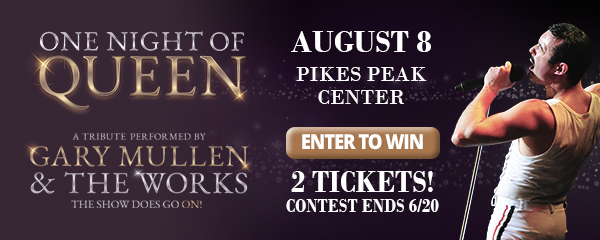 promotional graphic for One Night of Queen giveaway