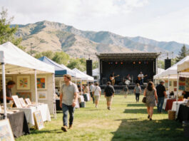 5 Best Things to Do in Colorado Springs This Weekend People roam among vendor tents at the Palmer Lake Arts Fest as a live band plays on stage