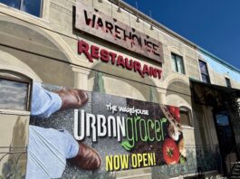 Chef-Driven Warehouse Urban Grocer Adds Unique Dining Dimension The Exterior of The Warehouse Urban Grocer in downtown Colorado Springs.