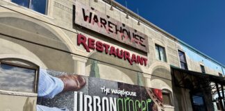 Chef-Driven Warehouse Urban Grocer Adds Unique Dining Dimension The Exterior of The Warehouse Urban Grocer in downtown Colorado Springs.