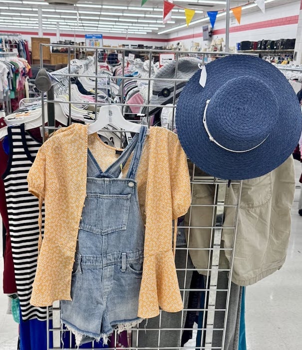 Fashion display at Arc thrift store in Colorado Springs.