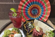 Salsa Brava Closing With a Fiesta Conchitas Pibil and a Very Berry Jalapeño Margarita at Salsa Brava.