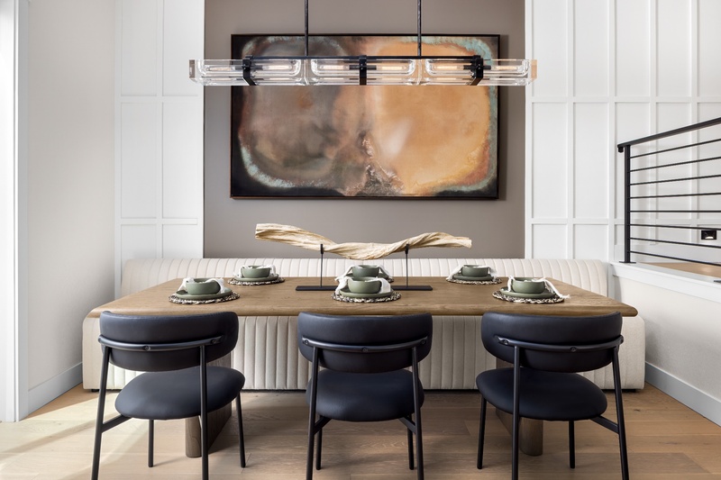 Dining room in a Foxtail Crossing home on the 2026 Parade of Homes.