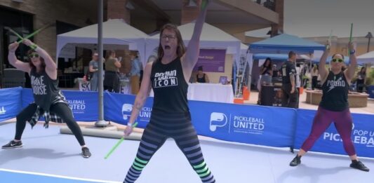 The Colorado Springs Health & Fitness Expo Is Deeper Than You Think Pound fitness demo at the Colorado Springs Health and Fitness Expo