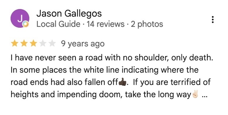 An ominous review of Red Mountain Pass, one of the most scenic drives in Colorado but one of it's most treacherous.