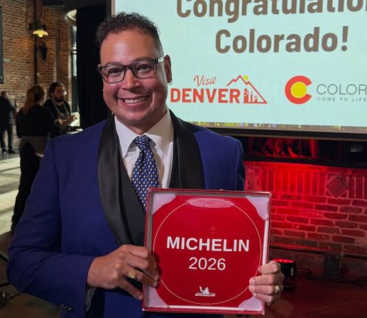 Q&A: Chef Brother Luck Talks Colorado Springs’ First Michelin Awards Chef Bother Luck with his Michelin Guide award 2026