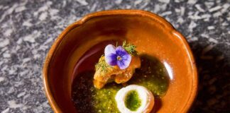 An artistic dish at Milpero, the newest Michelin Star restaurant in Colorado as of 2026
