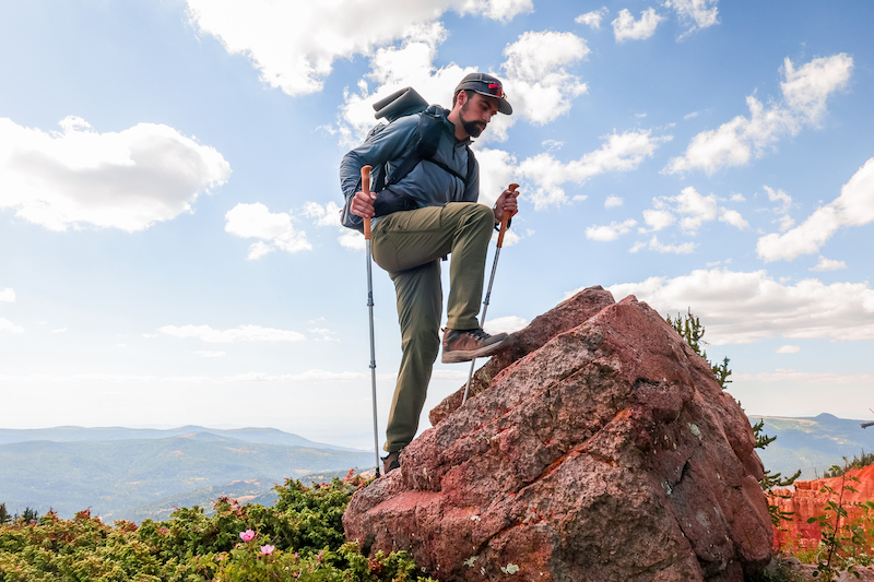 Outdoor Vitals Altura Dynamic Pants flex and vent for full comfort on the trail and off.