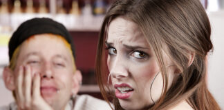 First Date Fails: Older, Wiser, Awkwarder Annoyed woman on a bad first date