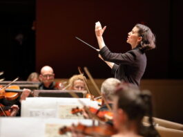 What’s Your Symphony Style? Music Director Chloe Dufresne conducts the Colorado Springs Philharmonic.