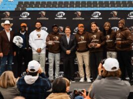 We Are the Colorado Stampede UFL and Colorado Springs leaders introduce the Colorado Stampede at Weidner Field.